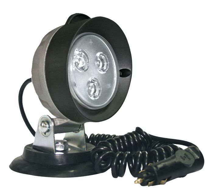 Scheinwerfer LED 3flammig klar Magnet/Sauger