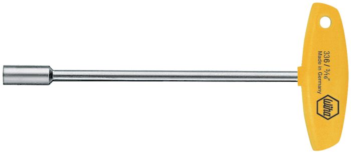Destornillador de llave de tubo Wiha con mango en T 1/4 pulgada - 150 mm
