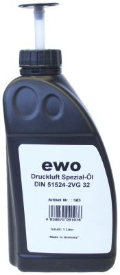 EWO aire comprimido aceite especial botella de 1 litro