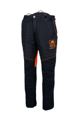 Pantalón SIP de protección contra cortes BasePro negro Kl.3 talla L
