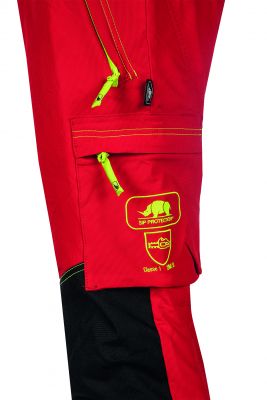 Pantalón SIP de protección contra cortes Reflex Red Kl.1 talla L