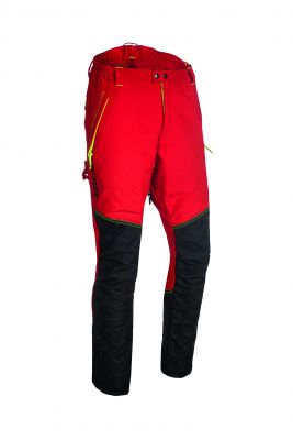 Pantalón SIP de protección contra cortes Reflex Red Kl.1 talla L