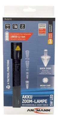 Linterna LED Future T400FR 18650 Paquete de baterías de iones de litio
